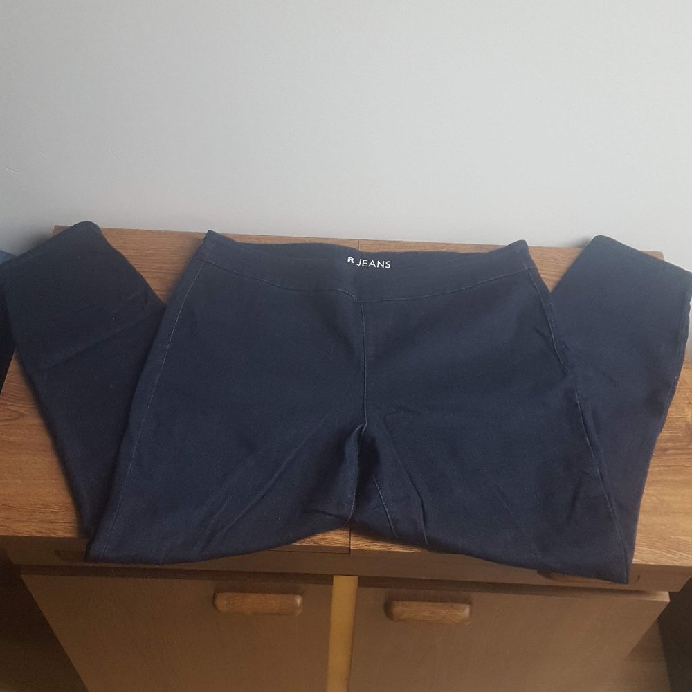 Reitmans R Jeans Dark Wash Denim Leggings/Jeggings Size 33